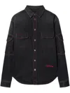 Off-white Script Samurai Shirt In Black