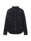 Off-white Script Samurai Shirt In Black