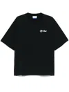 Off-white Logo-print Short-sleeve T-shirt In Black