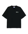 Off-white Black Script T-shirt In Black