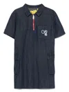 Off-white Script Type Dress In Blue