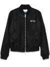 Off-white Off White Black Two Way Zip Jacket