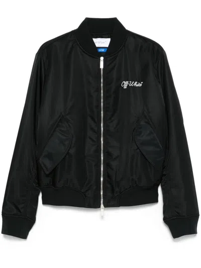 OFF-WHITE OFF-WHITE SCRIPT VARSITY JACKET CLOTHING