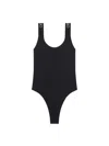 Off-white Off White Logo Swimsuit In Black