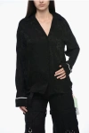 Off-white Jacquard Pyjama Shirt