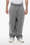 OFF-WHITE SEASONAL KNITTED LOUNGE QUOTE SWEATPANTS WITH VISIBLE STITCH