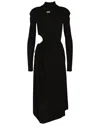 Off-white Black Cut-out Midi Dress
