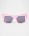 Off-white Cincinnati Acetate Cat-eye Sunglasses In Pink