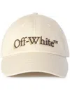 Off-white White Bookish Shadow Baseball Cap In Nude