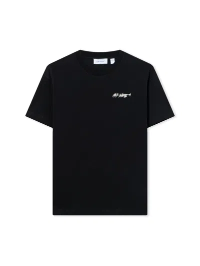 Off-white Crew Neck T-shirt In Black