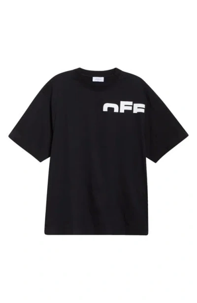 Off-white Cotton Crew-neck T-shirt In Black