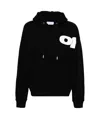 Off-white Shared Logo Skate Hoodie In Black