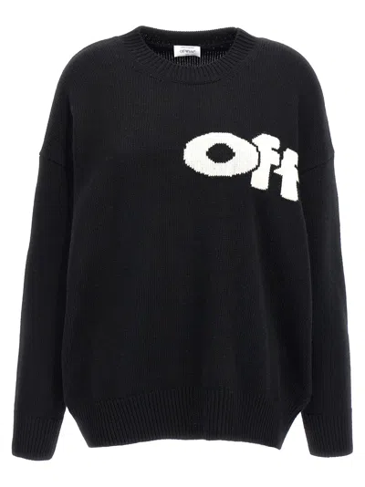 OFF-WHITE SHARED LOGO SWEATER, CARDIGANS