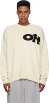 OFF-WHITE OFF-WHITE SHARED LOGO SWEATER