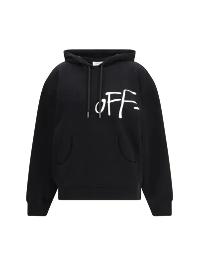Off-white Shared Over Hoodie In Black