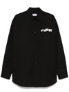Off-white Off Shared Popl Over Shirt In Black