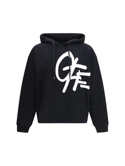 Off-white Shared Spray Hoodie In Black