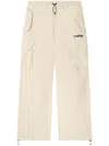 Off-white Cargo Pocket Track Pants In Light Grey