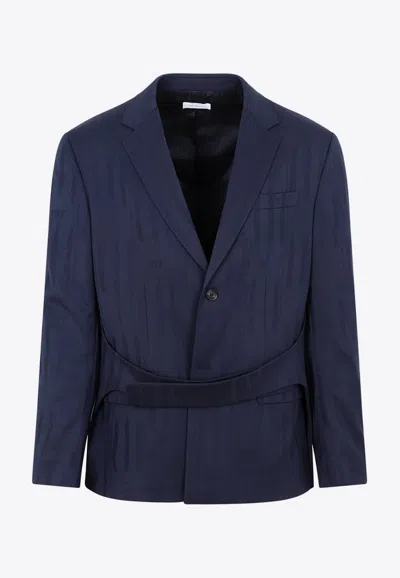OFF-WHITE SHIBORI RELAXED WOOL BLAZER