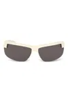 Off-white Unisex Toledo 75mm Sunglasses In White