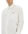 Off-white Shirt With Logo In White