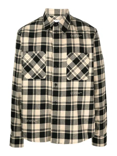 Off-white Shirt Beige In Black