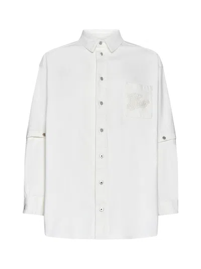 Off-white Shirt In White Raw
