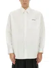 Off-white Shirt With Logo In White