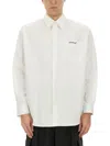 Off-white Shirt With Logo In White