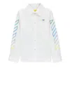 OFF-WHITE SHIRT WITH LOGO