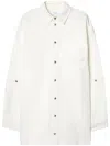 Off-white Off White Embroidered Overshirt In White