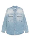 Off-white Off White Shirts In Blue