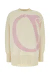 Off-white Cream Wool Sweater In White