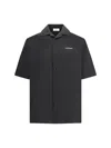 Off-white Short-sleeved Shirt In Black
