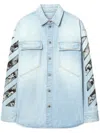 Off-white Off White Shirts In Blue