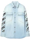 Off-white Off White Shirts In Blue