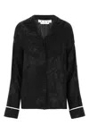Off-white Jacquard Pyjama Shirt In Printed