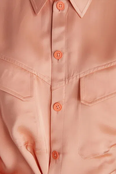 Off-white Shirts In Salmon