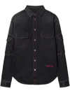 Off-white Script Samurai Shirt In Vintage Bl