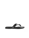 Off-white Round Toe Flat Slippers