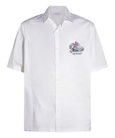 Off-white Short Sleeve Shirt In White