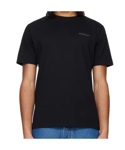 Off-white Short Sleeve T-shirt In Black
