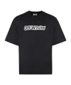 Off-white Cotton Crew-neck T-shirt In Black
