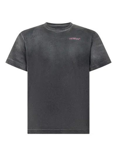 Off-white Kids' Short-sleeve T-shirt In Black