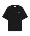 Off-white Slim Fit Scratch Arrow Graphic T-shirt In Black