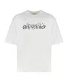 Off-white Bookish Flower Skate T-shirt In White