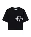 Off-white Black '' Shared Logo Boxy T-shirt In Black