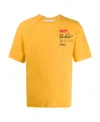 Off-white Fw19 Industrial Y013 Recon Short-sleeve Tee Men Yellow In Orange