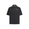 Off-white Short-sleeved Shirt In Black
