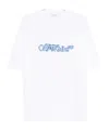 Off-white Bookish Flower Skate T-shirt In Animal Print
